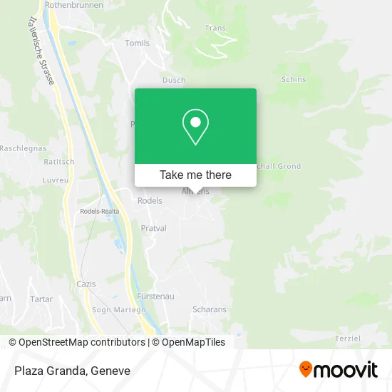 Plaza Granda map