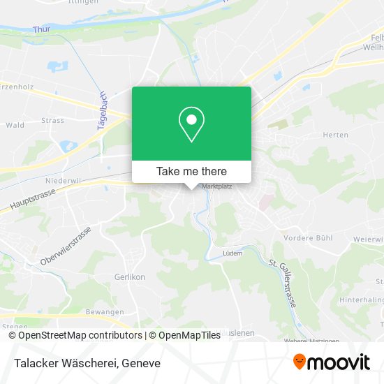 Talacker Wäscherei map