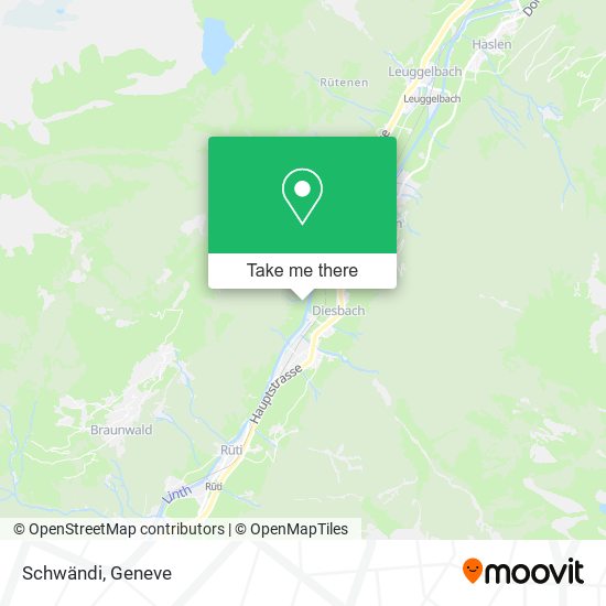 Schwändi map