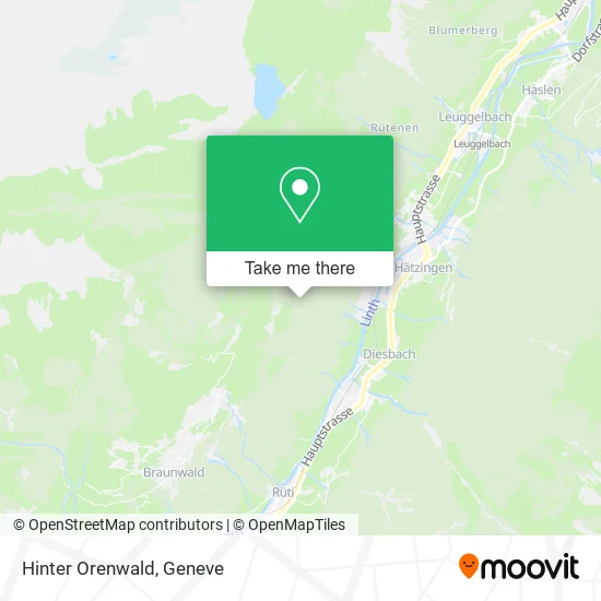 Hinter Orenwald map