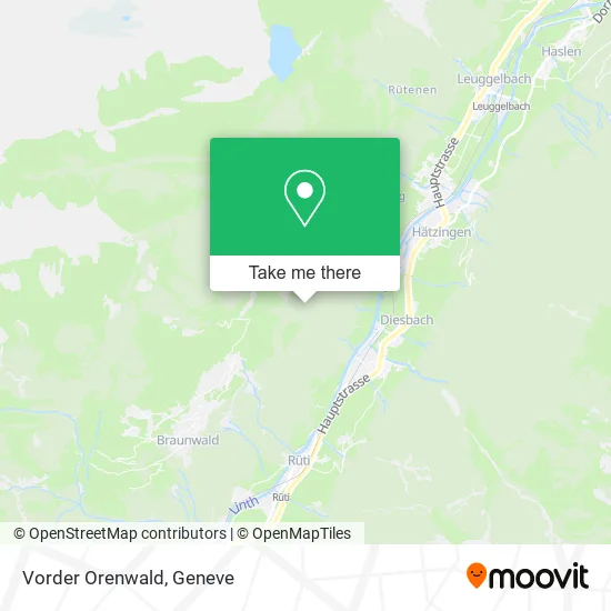 Vorder Orenwald map