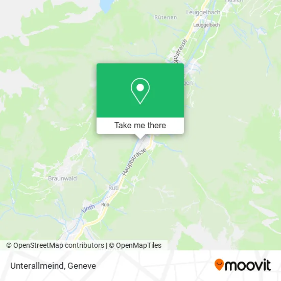 Unterallmeind map