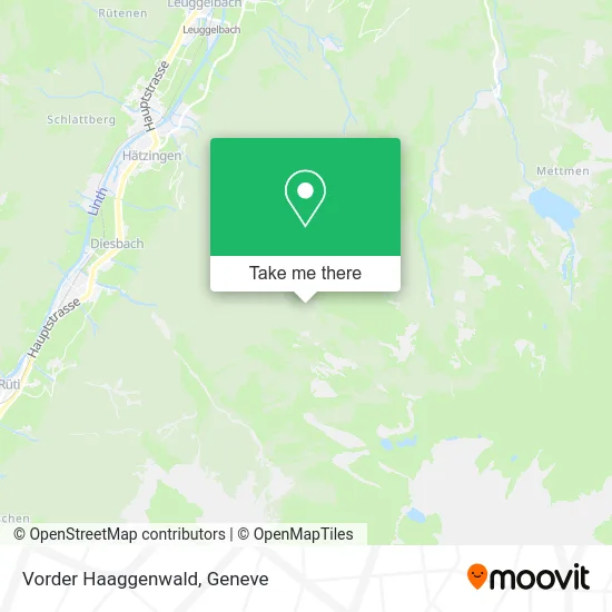 Vorder Haaggenwald map