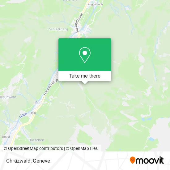 Chräzwald map