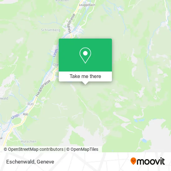 Eschenwald map