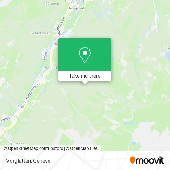Vorglatten map