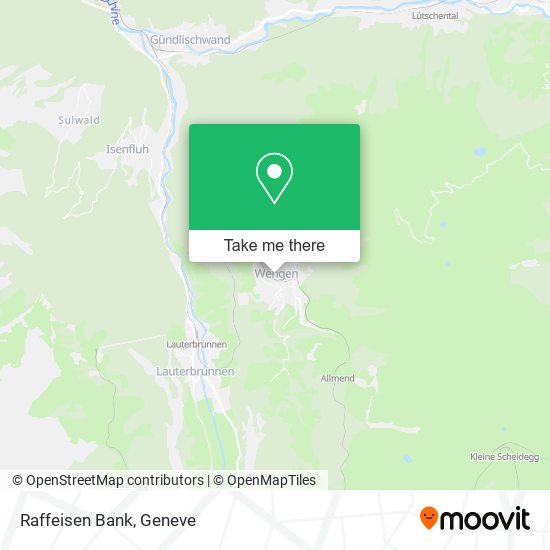 Raffeisen Bank map
