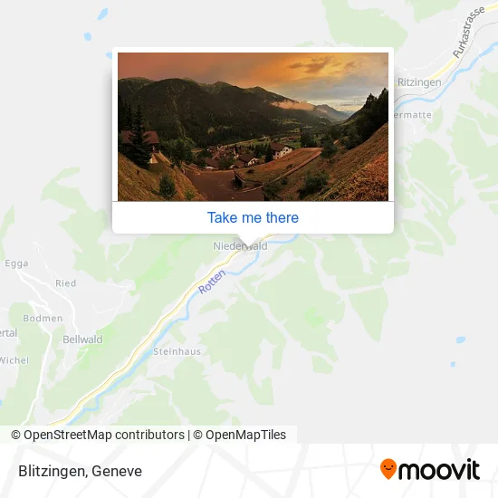 Blitzingen map