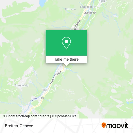 Breiten map