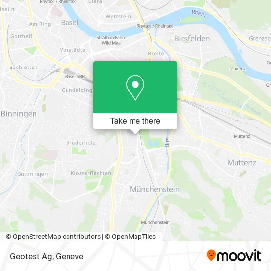 Geotest Ag map