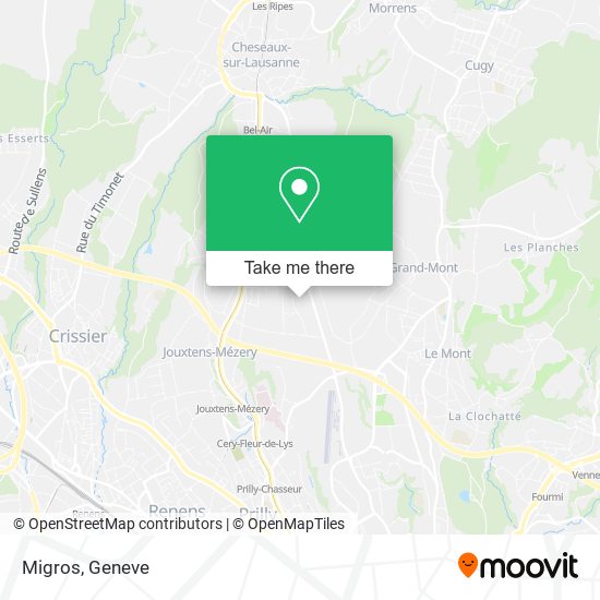 Migros map