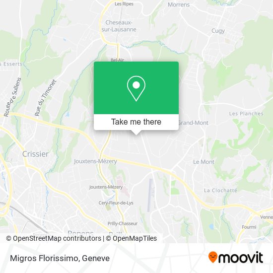 Migros Florissimo map