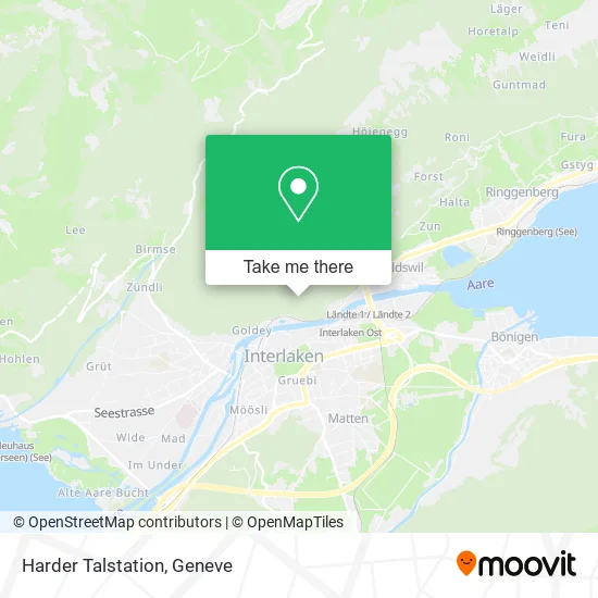 Harder Talstation map