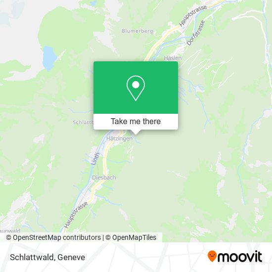 Schlattwald map