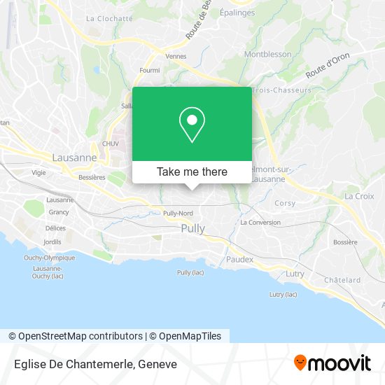 Eglise De Chantemerle map