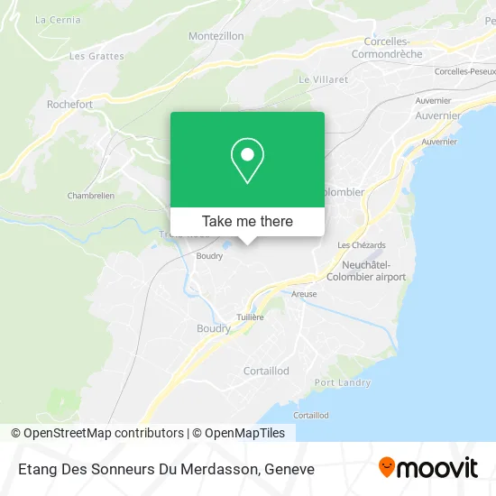 Etang Des Sonneurs Du Merdasson map