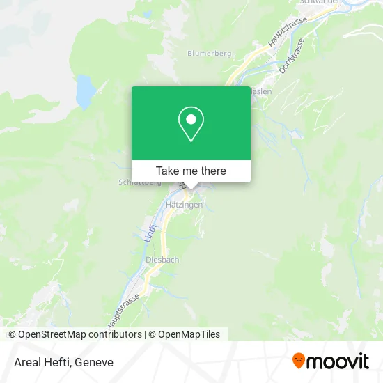 Areal Hefti map