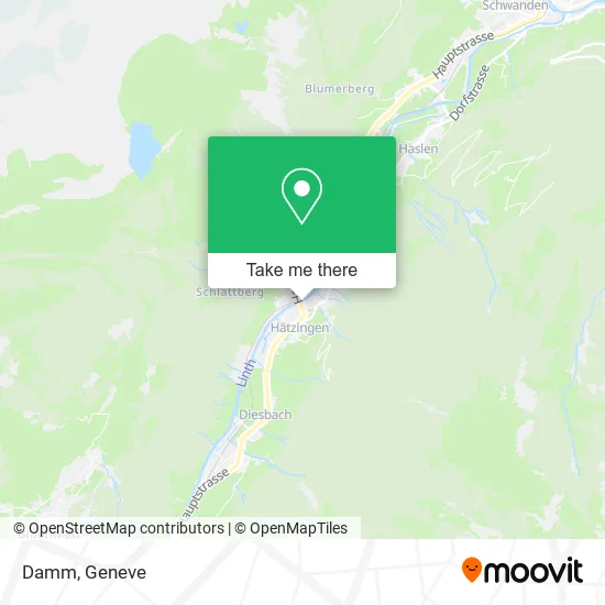 Damm map