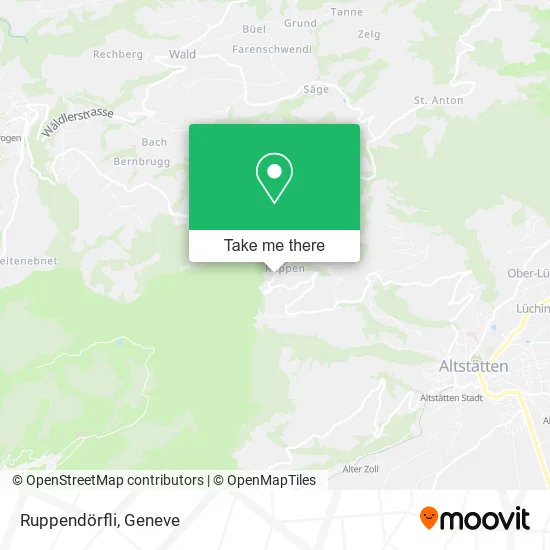 Ruppendörfli map