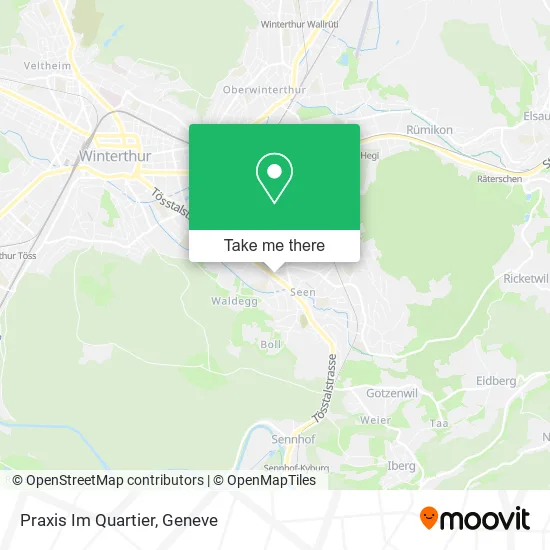 Praxis Im Quartier map