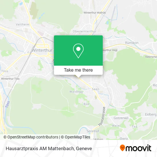 Hausarztpraxis AM Mattenbach map