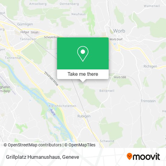 Grillplatz Humanushaus map
