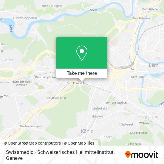 Swissmedic - Schweizerisches Heilmittelinstitut map