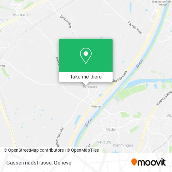 Gassermadstrasse map