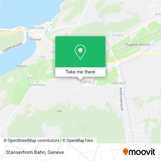 Stanserhorn Bahn map