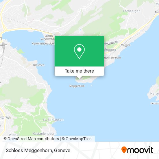 Schloss Meggenhorn map