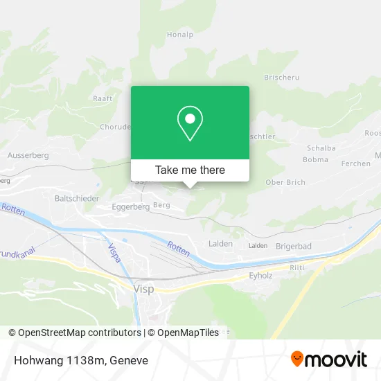 Hohwang 1138m map