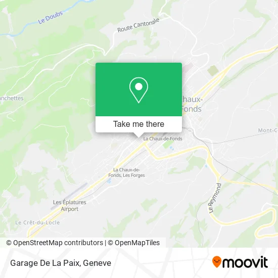 Garage De La Paix map