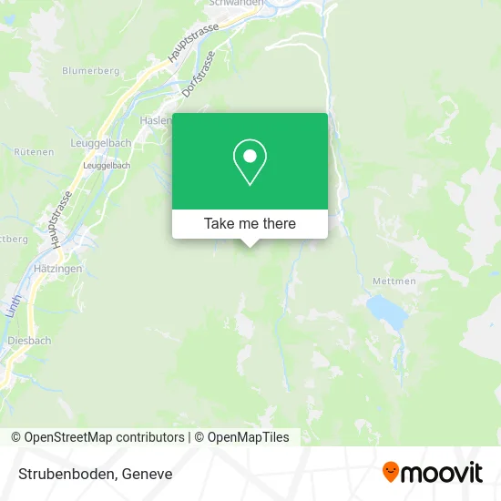 Strubenboden map