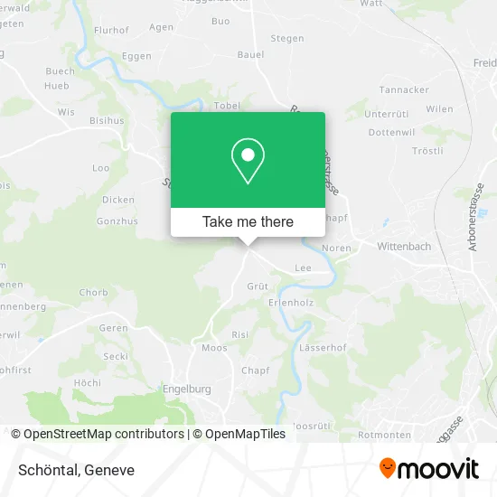 Schöntal map