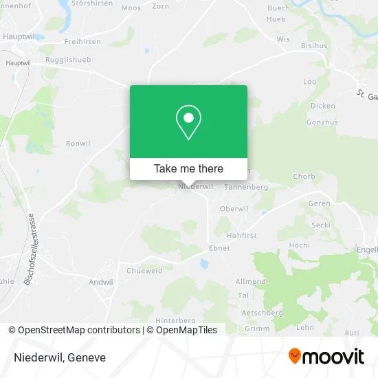 Niederwil map