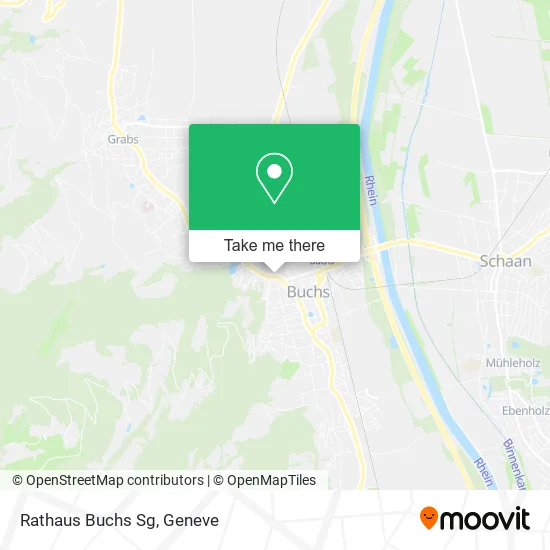 Rathaus Buchs Sg map
