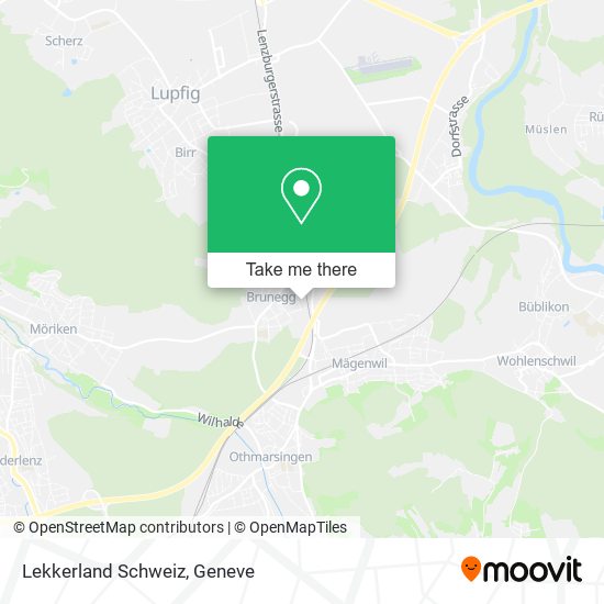 Lekkerland Schweiz map