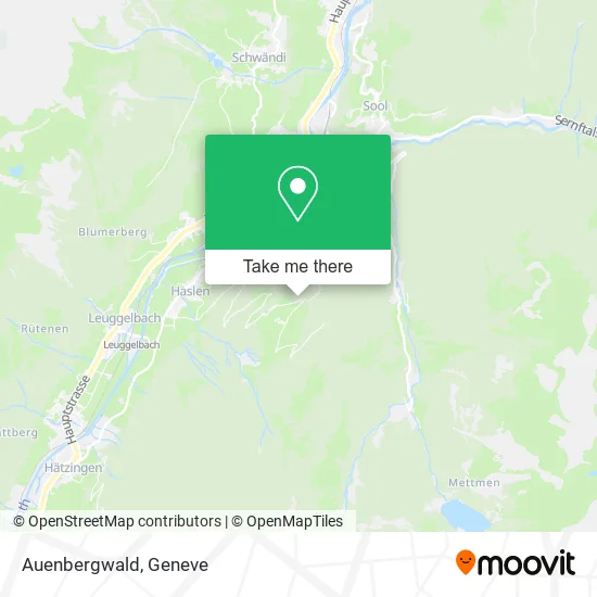 Auenbergwald map