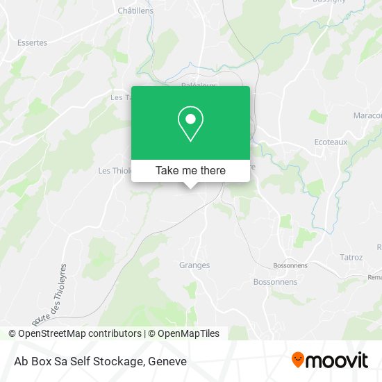 Ab Box Sa Self Stockage map