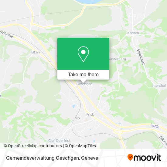 Gemeindeverwaltung Oeschgen map