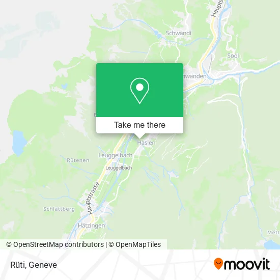 Rüti map