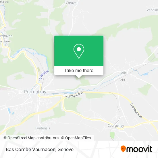 Bas Combe Vaumacon map