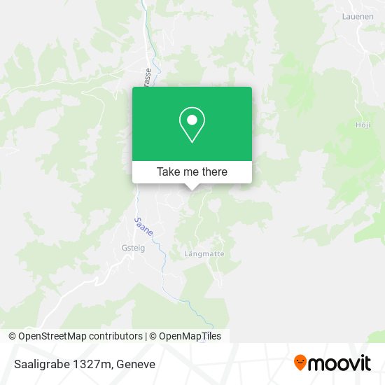 Saaligrabe 1327m map