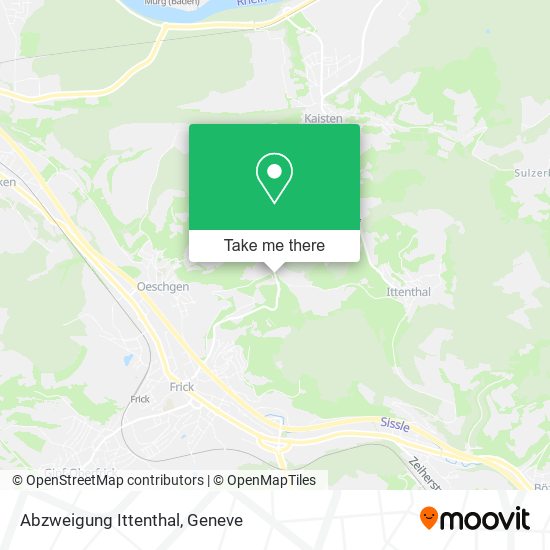 Abzweigung Ittenthal map