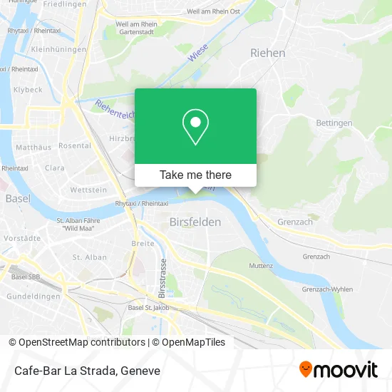 Cafe-Bar La Strada map
