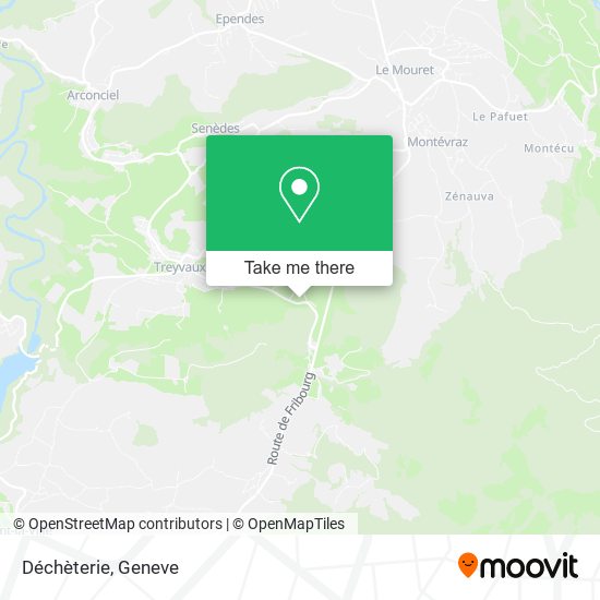 Déchèterie map