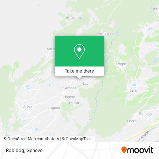 Robidog map