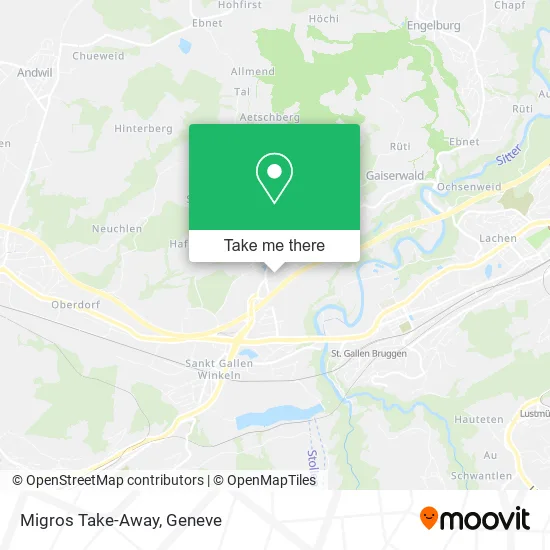 Migros Take-Away map