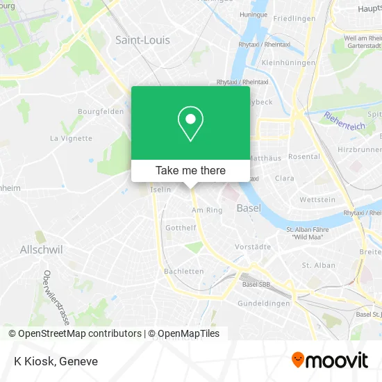 K Kiosk map