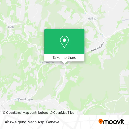 Abzweigung Nach Asp plan